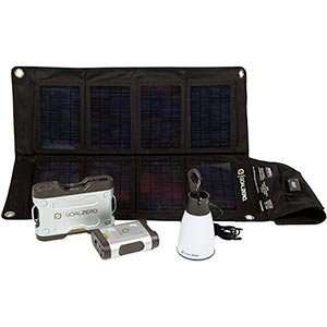  Goal Zero® Portable Solar Power Sherpa 120 Outfitter Kit 