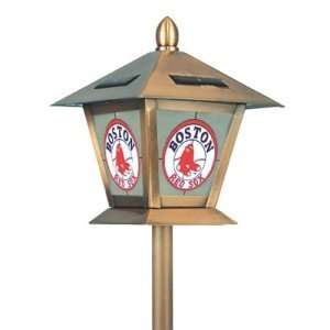   Red Sox MLB Stained Glass Solar Lantern (20): Sports & Outdoors