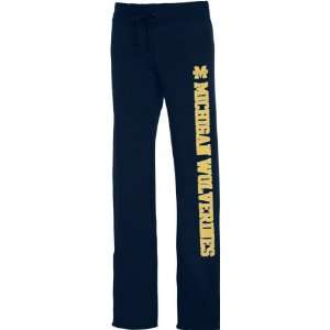   Michigan Wolverines Womens Navy Rugby Sweatpants: Sports & Outdoors