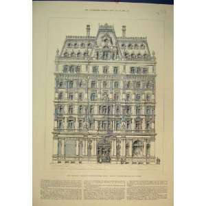   Courts Justice 1883 Central Hotel Strand London Street