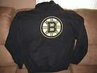 Mens NHL BOSTON BRUINS Zip Front Hooded Sweatshirt NW