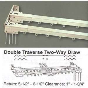  100  180 Double Traverse Curtain Rod By Kirsch