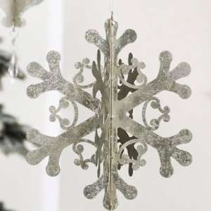  Metal Snowflake Ornaments: Home & Kitchen