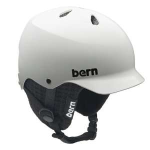   Bern Watts Hardhat Snow Helmet 2012   Gloss White