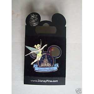  Disney  Cinderella Castle in Mickey Icon   Tinker Bell Pin 