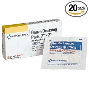 First Aid Only 2 X 2 Gauze Dressing Pad, 3 2 packs, 6 Count Boxes 
