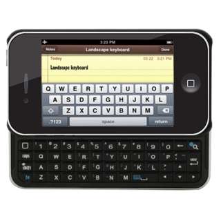   HS IPN4KBCS BK iPhone 4G Bluetooth Keyboard Slider Case  