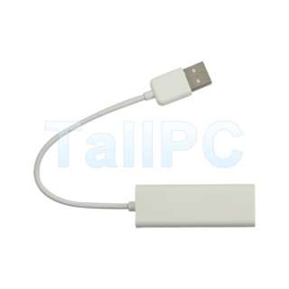 USB 2.0 to RJ45 Lan Ethernet Adapter For Apple Mac Win7 10/100Mbps Lan 