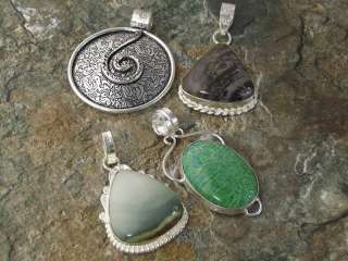   pendants)   MIX OF NATURAL STONES & SIZES   see inside )  