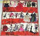CHRISTIAN LACROIX red History in Fashion ANNIVERSARY silk scarf NEW 