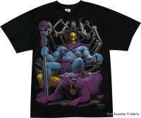 Licensed Masters Of the Universe Skeletor Throne with Panthor Adult 