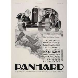   Ad Panhard Classic Vintage French Car Art Deco Kow   Original Print Ad