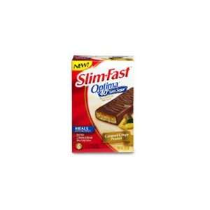  Slim Fast Optima Caramel Crispy Peanut Meal Bar   6 Ea 