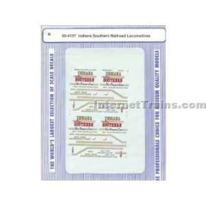  Microscale N Scale Diesel Decal Set   Indiana Southern 
