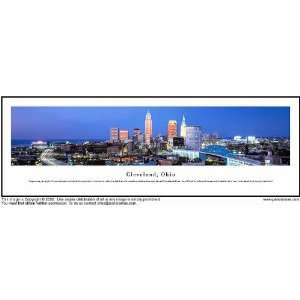 Cleveland Skyline 13.5x40 Panoramic Photo