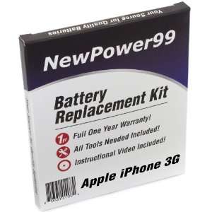 Battery Replacement Kit for Apple iPhone 3G with Installation Video 