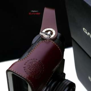 Gariz New leather half case for fuji Fujifilm Finepix X10   Brown 