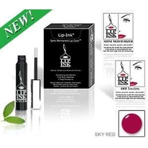    LIP INK® Lipstick Smear proof SKY RED Trial size Kit Beauty