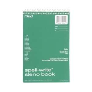  Mead Spell Write Steno Book  Assorted Colors   MEA43080 