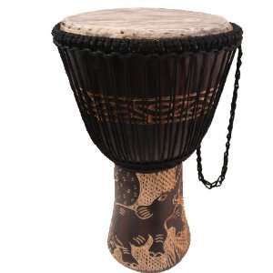  African Djembe Drum 24h X 13Face Pro Sound Musical 