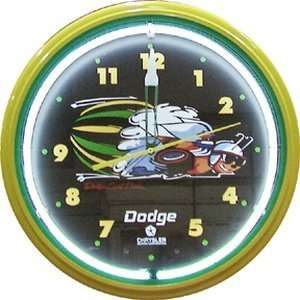  Dodge Skat Pack 20 inch Neon Clock: Home & Kitchen