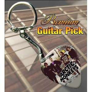  Arctic Monkeys 2011 Tour Premium Guitar Pick Keyring 