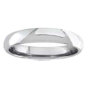 3mm Designer Mens or Womens Platinum Wedding Rings Domed Comfort Fit 