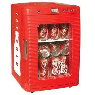 Koolatron KWC 25 Coca Cola 28 Can Capacity Portable Fridge with LED 