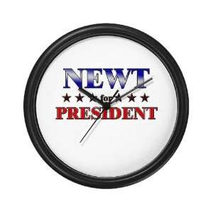  NEWT for president President Wall Clock by 