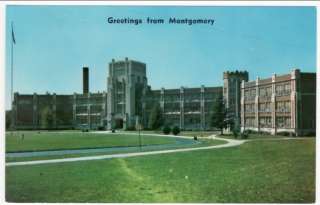 MONTGOMERY AL Sidney Lanier High School postcard  