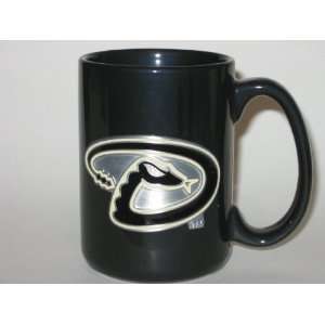   15 oz. Ceramic COFFEE MUG with Pewter Team Logo: Sports & Outdoors