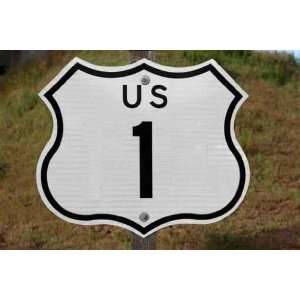  Us Highway 1 Sign   Peel and Stick Wall Decal by 