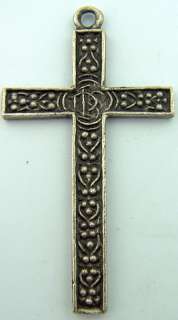 Ministers Clergy Pewter Pectoral IHS Church Cross 2 1/4  