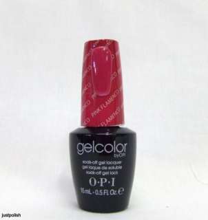 OPI GelColor Soak off Nail Polish Gel Color Pink Flamenco 619828088703 