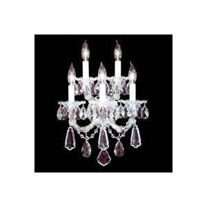   Royal Collection 5 Light Wall Sconce   94705 / 94705GL22   colo