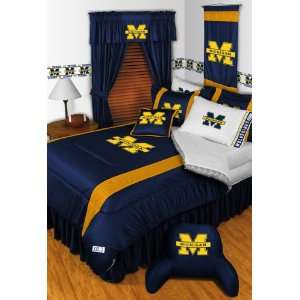   Wolverines NCAA Complete SIDELINES Bedding Set
