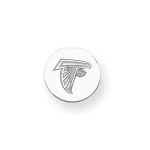  Sterling Silver Atlanta Falcons Logo Round Tie Tac 