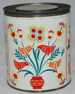 Vintage Fluffo Shortening Tin Proctor & Gamble Rooster  