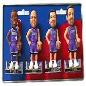  Sacramento Kings Road Jersey Mini Bobblehead Set: Sports 