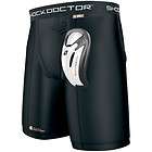 shock doctor core compression shorts w bioflex cup men s