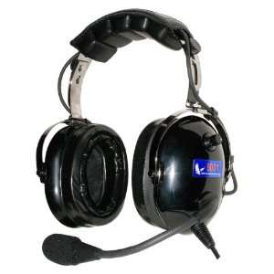  DRE Communications DRE 6001B ANR Headset (Black, Flex boom, Gel 