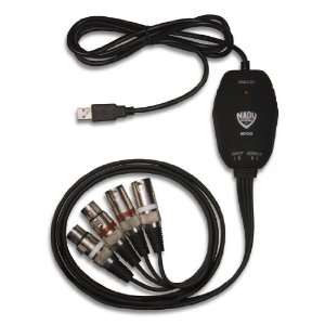   Nady Uic 81xx Usb to (4) Xlr Recording Cable Interface Electronics