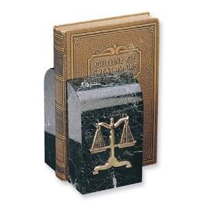  Legal Emblem Marble Bookends Jewelry