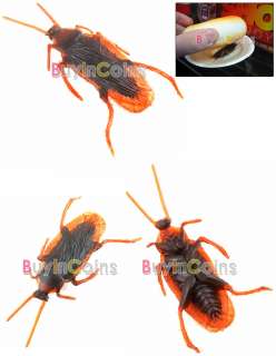 PCS Life like Fake Roach Blackbeetle Cockroach Trick  