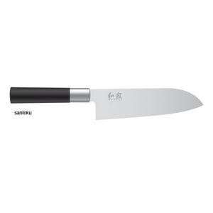 wasabi black santoku knife by kai/shun:  Kitchen & Dining