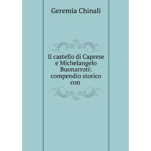   Buonarroti compendio storico con . Geremia Chinali Books