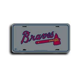  MLB License Plate   Atlanta Braves: Patio, Lawn & Garden