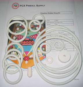 1968 Chicago Coin Playtime Pinball Rubber Ring Kit  