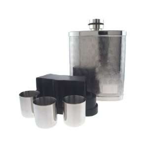  Flask with Concealable Cups   Free Engraving Sports 