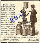 LARGE 1914 SHARPLES CREAM SEPARATOR AD FAIR SCHEDULE items in ADS AG N 